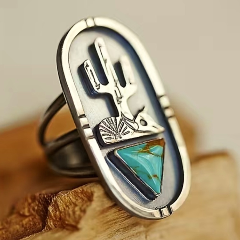 Southwest Cactus Ring